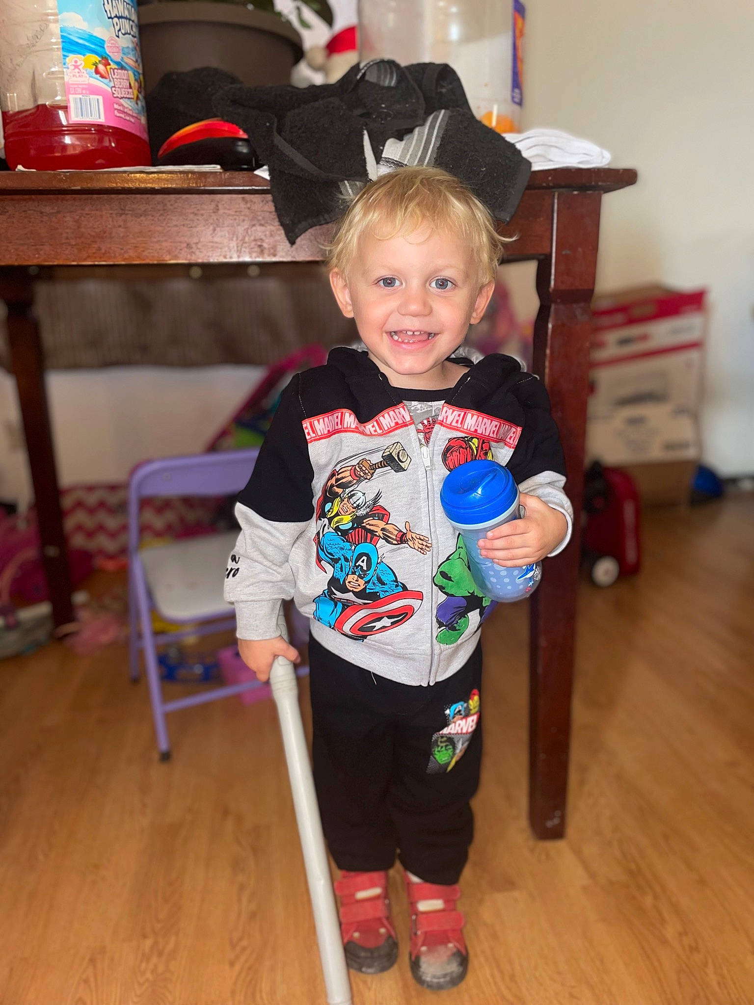 Castiel joined the competition — help win amazing prizes! baby, baby_toddler_clothing, child, event, flooring, fun, happy, hardwood, joy, knee, person, play, room, sitting, sleeve, smile, sock, t_shirt, toddler, varnish