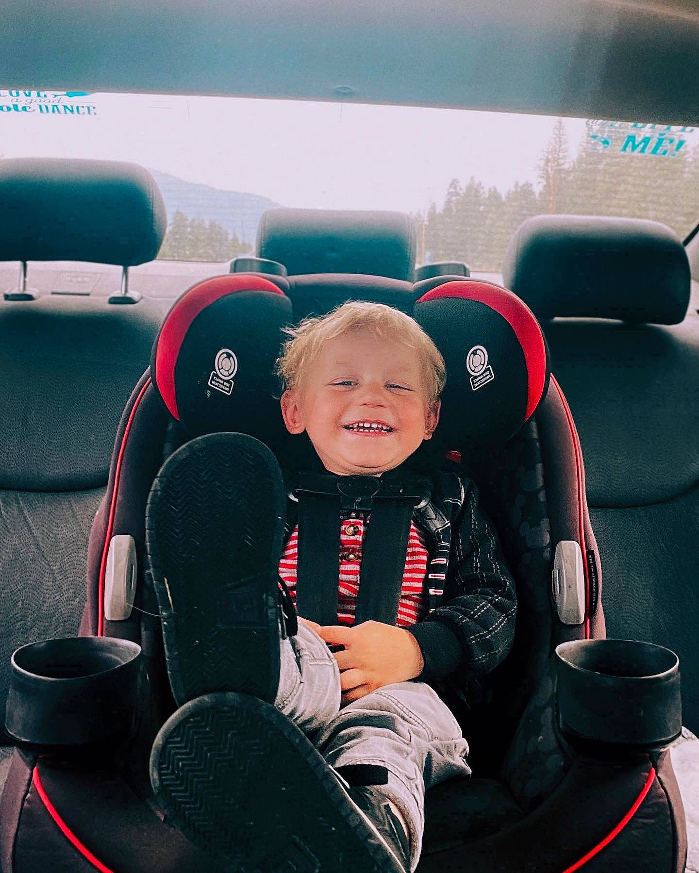 Castiel joined the competition — help win amazing prizes! auto_part, automotive_design, automotive_exterior, automotive_tire, automotive_wheel_system, car, car_seat, car_seat_cover, family_car, hat, head_restraint, joy, luxury_vehicle, motor_vehicle, person, personal_luxury_car, smile, steering_part, steering_wheel, toddler