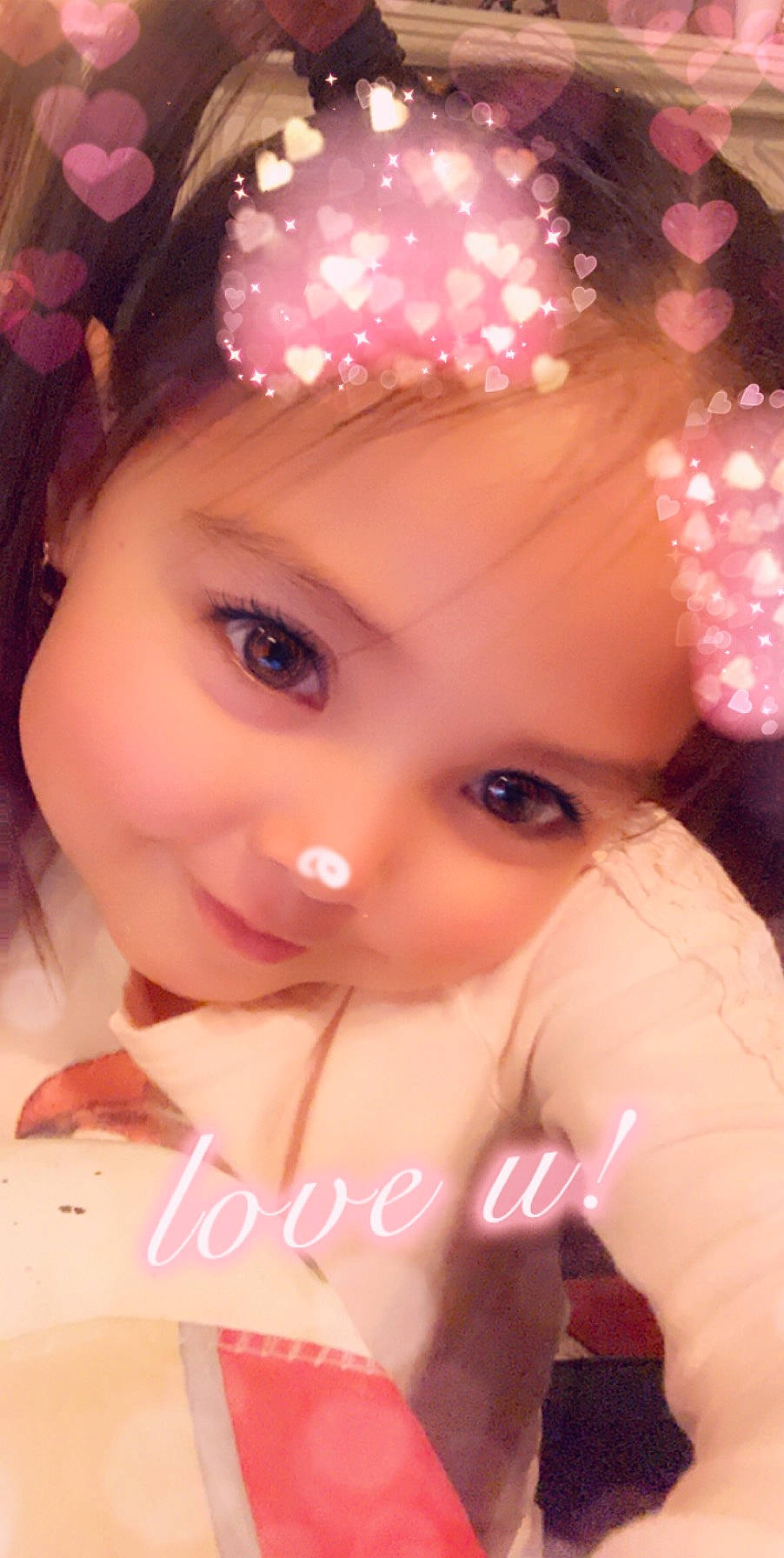 Azeneyah is registered to the contest to win money with this photo: beauty, brown_hair, cheek, child, eye, eyebrow, eyelash, face, fashion_accessory, forehead, hair_accessory, head, headgear, headpiece, lip, nose, person, pink, skin, smile