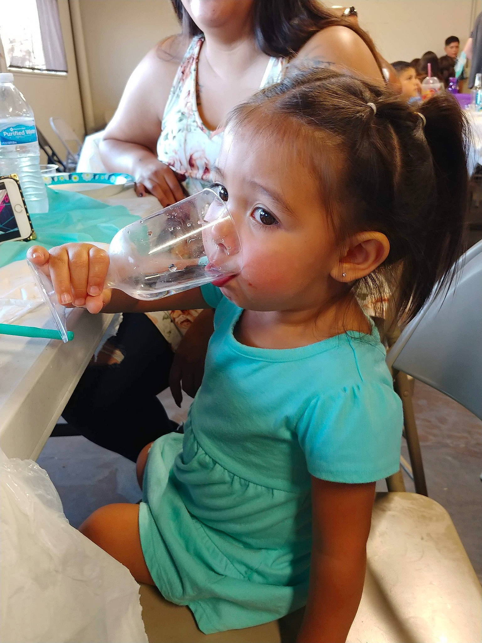 Azeneyah joined the competition — help win amazing prizes! baby, blurred, child, person, toddler, water