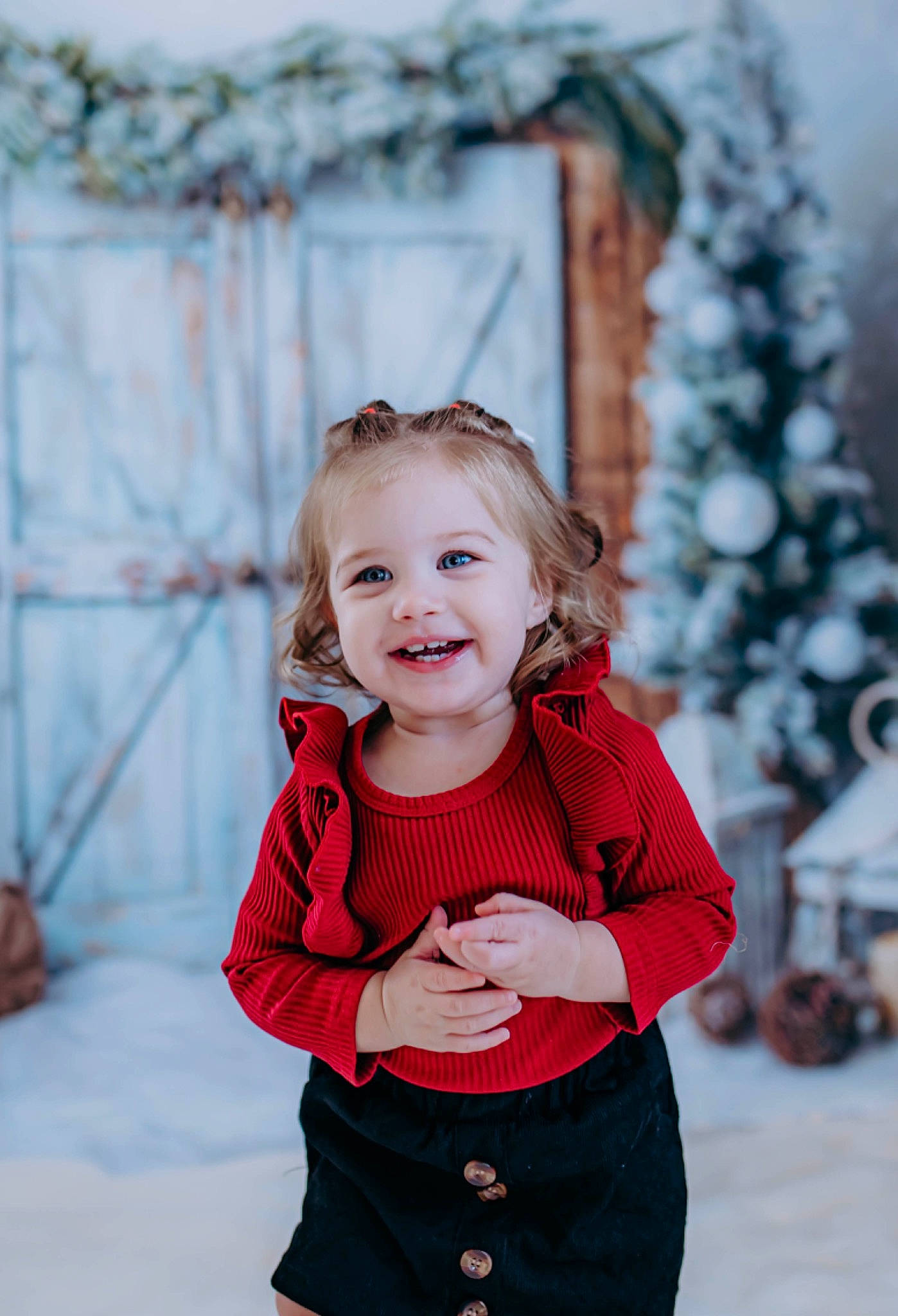 Sadie joined the competition — help win amazing prizes! baby_toddler_clothing, blond, electric_blue, event, eye, flash_photography, fun, hair, hairstyle, happy, human_body, joy, magenta, pattern, person, skin, sleeve, smile, toddler, tree