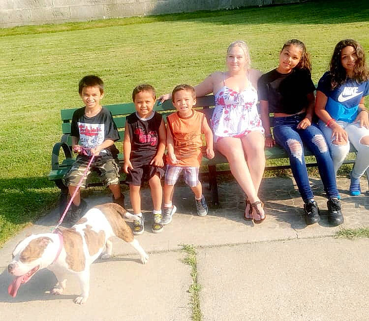 Peter Jr joined the competition — help win amazing prizes! canidae, carnivore, child, companion_dog, dog, dog_breed, dog_walking, family, fun, joy, leisure, people, person, play, recreation, sporting_group, style, summer, team, vacation