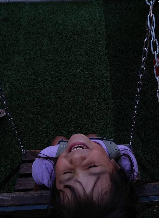 Victoria joined the competition — help win amazing prizes! black, child, comfort, darkness, electric_blue, event, eyewear, flash_photography, fun, grass, happy, jewellery, joy, leisure, magenta, night, performing_arts, person, rope, sitting