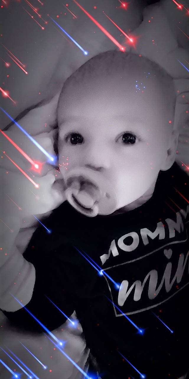 Annabella is registered to the contest to win money with this photo: baby, cheek, child, cool, design, electric_blue, eyebrow, flash_photography, font, fun, happy, iris, lip, mouth, nose, person, selfie, sleeve, space, t_shirt