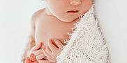 Suzanne participe au concours pour gagner de l'argent avec cette photo : newborn, baby, sleeping, blanket, soft, white, infant, peaceful, hands, feet, closeup, portrait, cute, skin, child, resting, wrapped, cozy, warm, background
