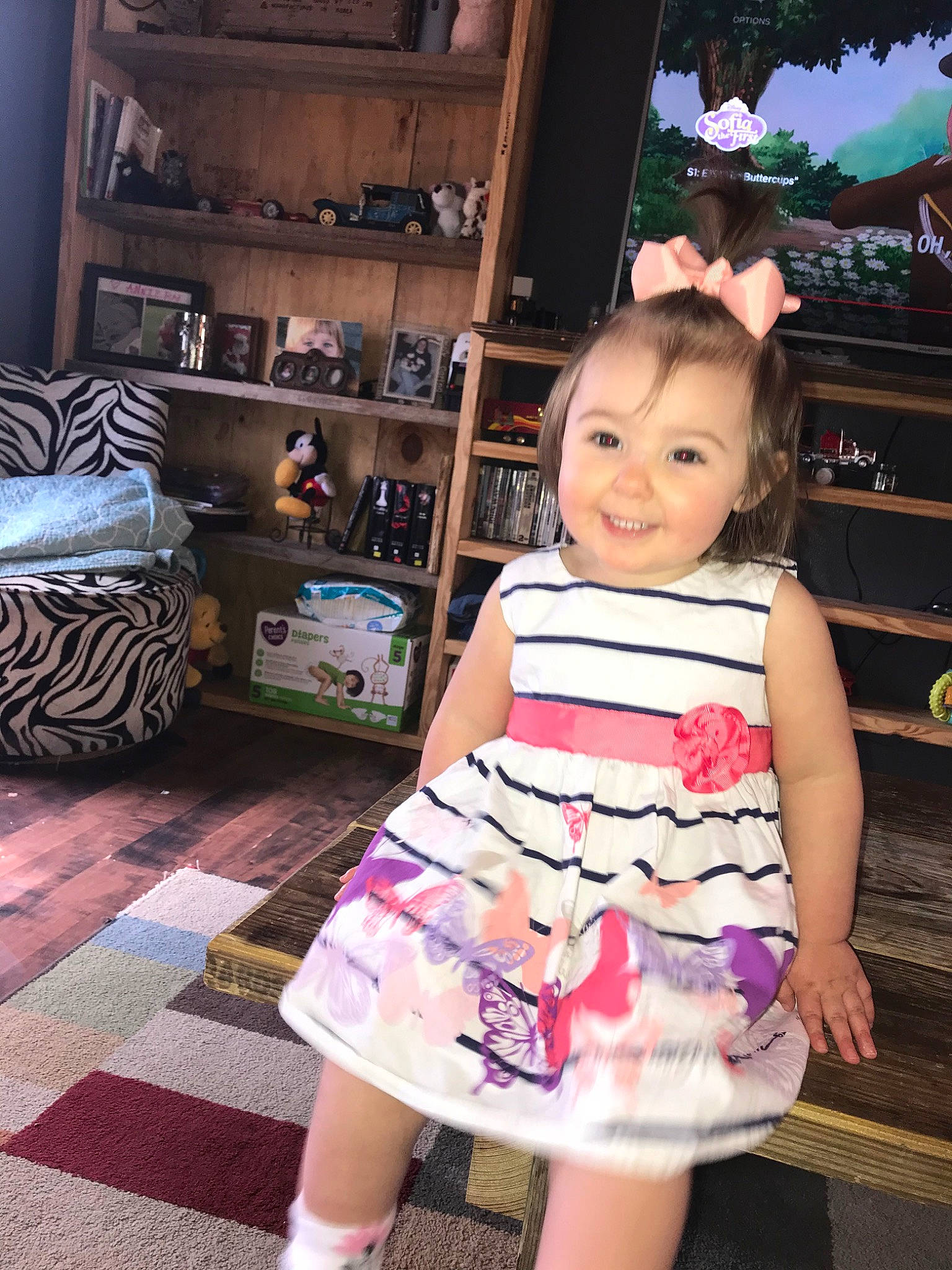 Emma Marie is registered to the contest to win money with this photo: child, joy, leg, person, pink, summer, toddler