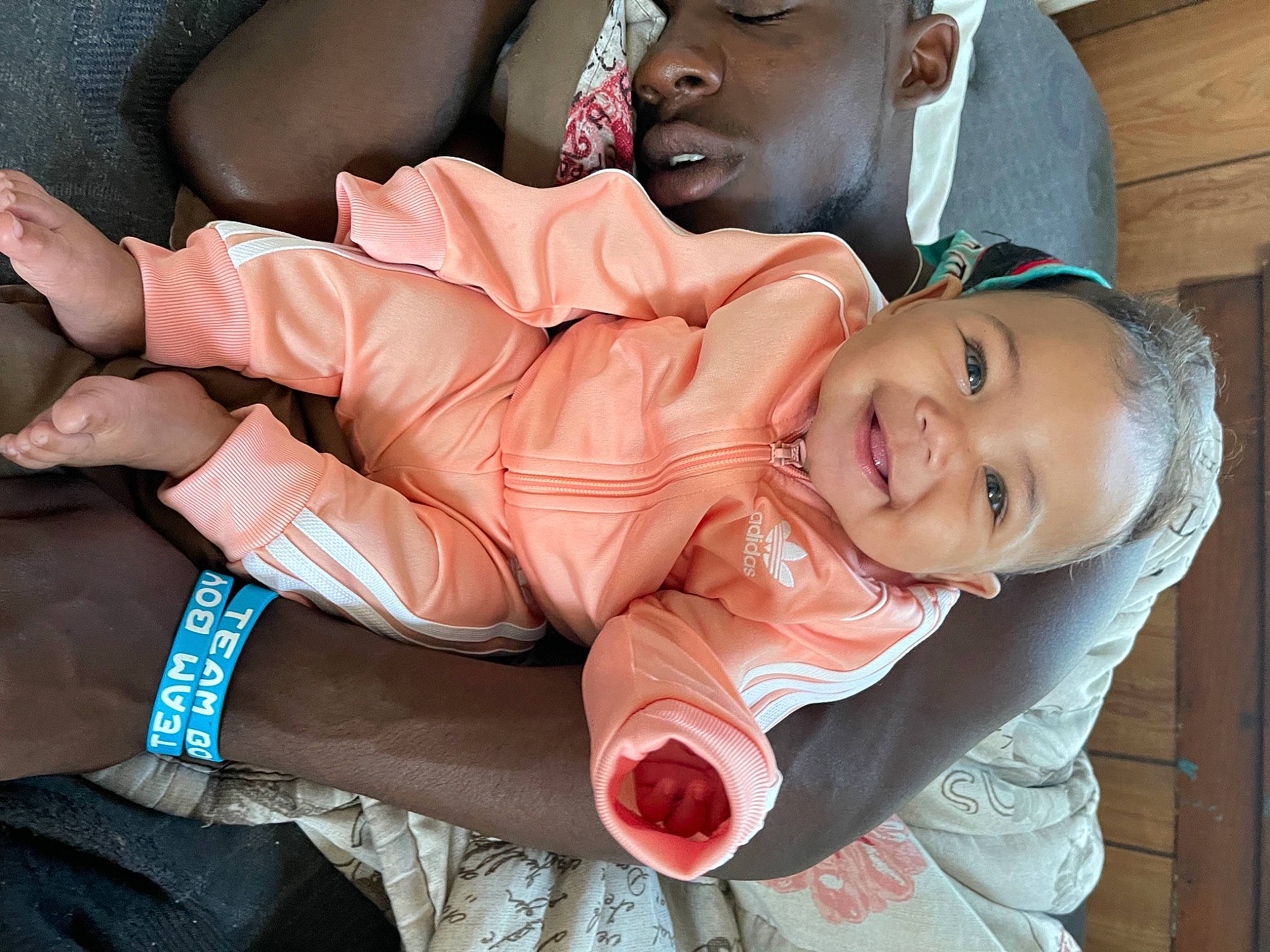 Kahlani is registered to the contest to win money with this photo: cool, dress, face, finger, gesture, glove, hand, happy, headwear, human_body, joy, leg, mouth, nail, nose, organ, people, person, skin, smile