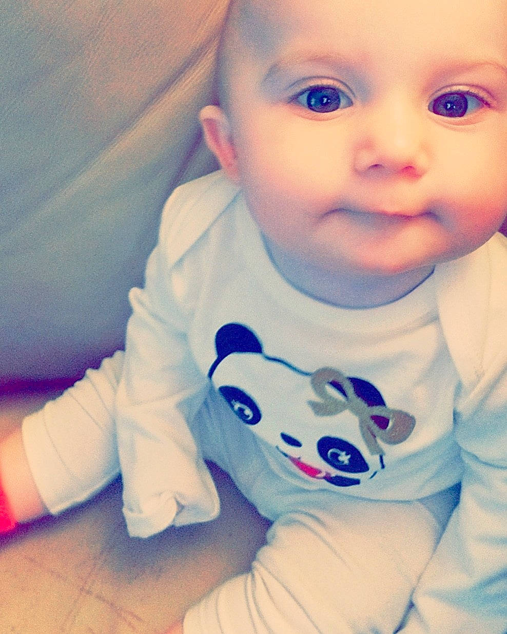 Mckenna joined the competition — help win amazing prizes! blue, boy, cheek, child, emotion, eye, eyebrow, face, facial_expression, head, human_hair_color, infant, lip, nose, person, pink, skin, smile, toddler, white