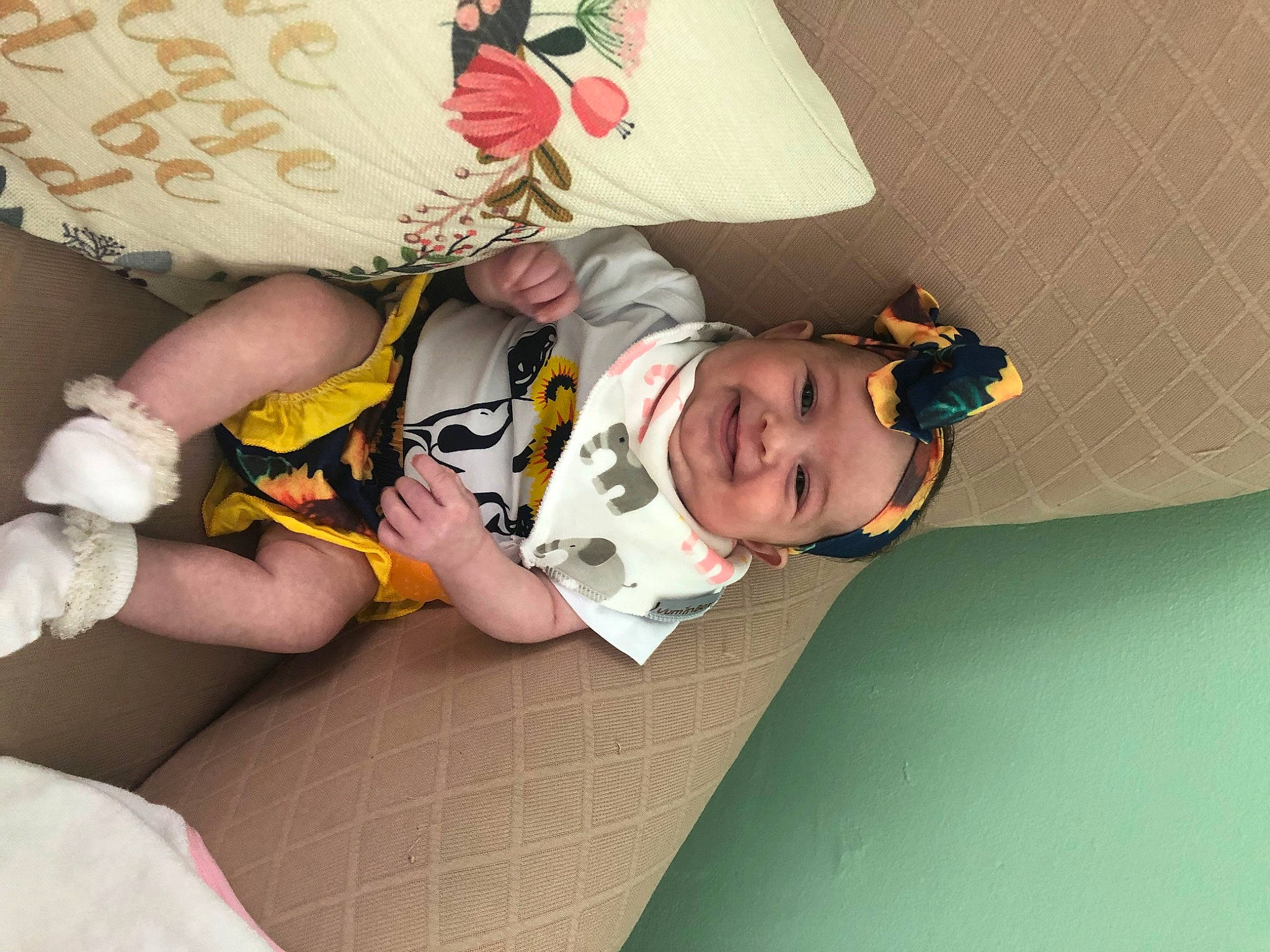 Magnolia joined the competition — help win amazing prizes! arm, baby, child, fun, happy, headwear, joint, joy, leg, nap, person, plant, room, selfie, sleep, thigh, toddler, vacation