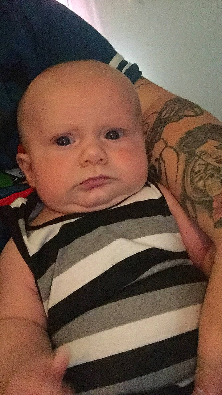 Maxwell joined the competition — help win amazing prizes! arm, cheek, chin, eye, eyebrow, eyelash, forehead, hair, head, human_body, lip, mouth, muscle, neck, nose, person, product, skin, sleeve, textile