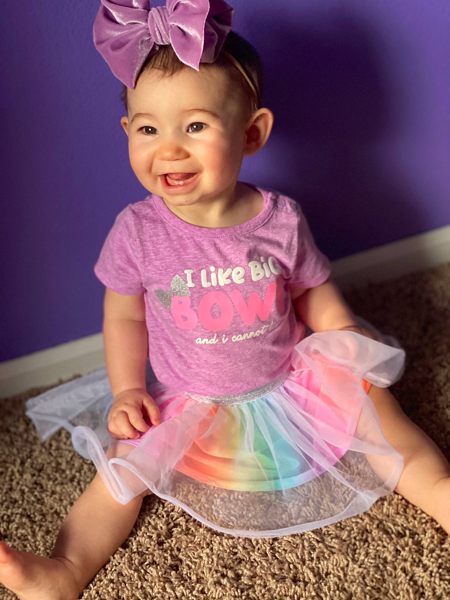 Elise is registered to the contest to win money with this photo: baby, baby_bloomers, baby_products, baby_toddler_clothing, ballet_tutu, beauty, child, child_model, clothing, costume, dress, hair_accessory, joy, lavender, person, pink, product, purple, skin, smile