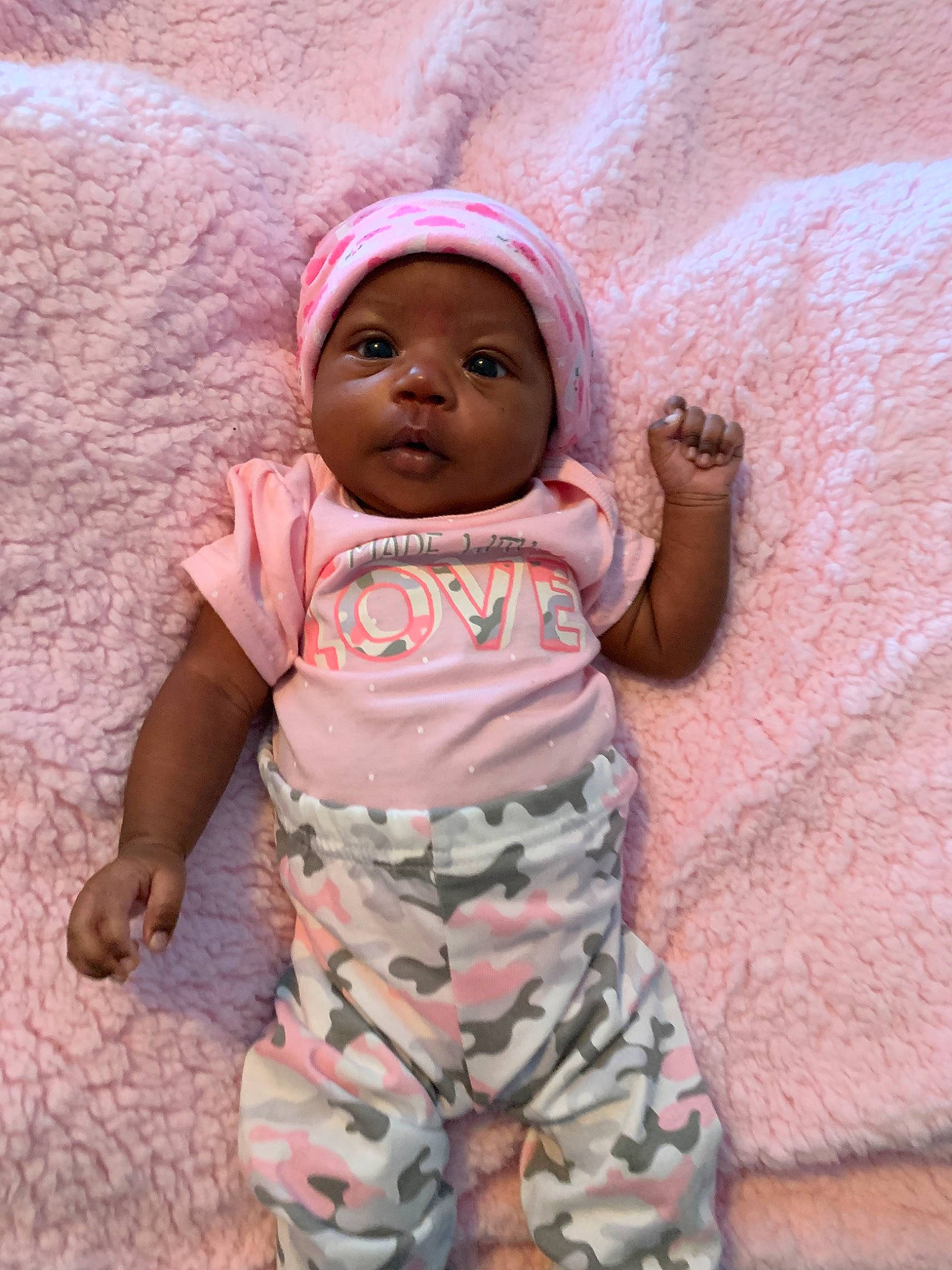 Loyalty is registered to the contest to win money with this photo: baby, baby_toddler_clothing, child, person, pink, smile, toddler