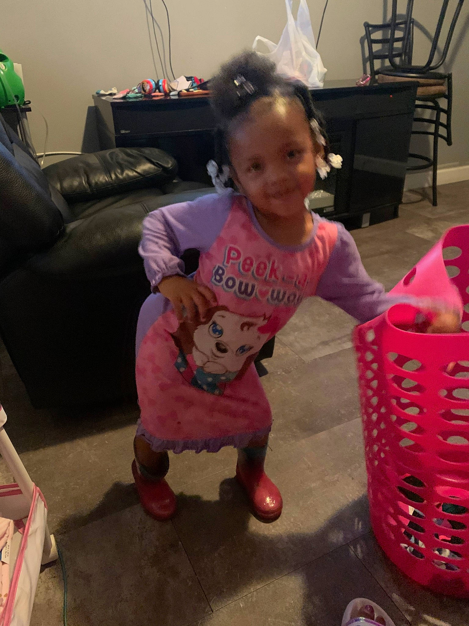 Lovely is registered to the contest to win money with this photo: baby, chair, child, person, pink, play, toddler