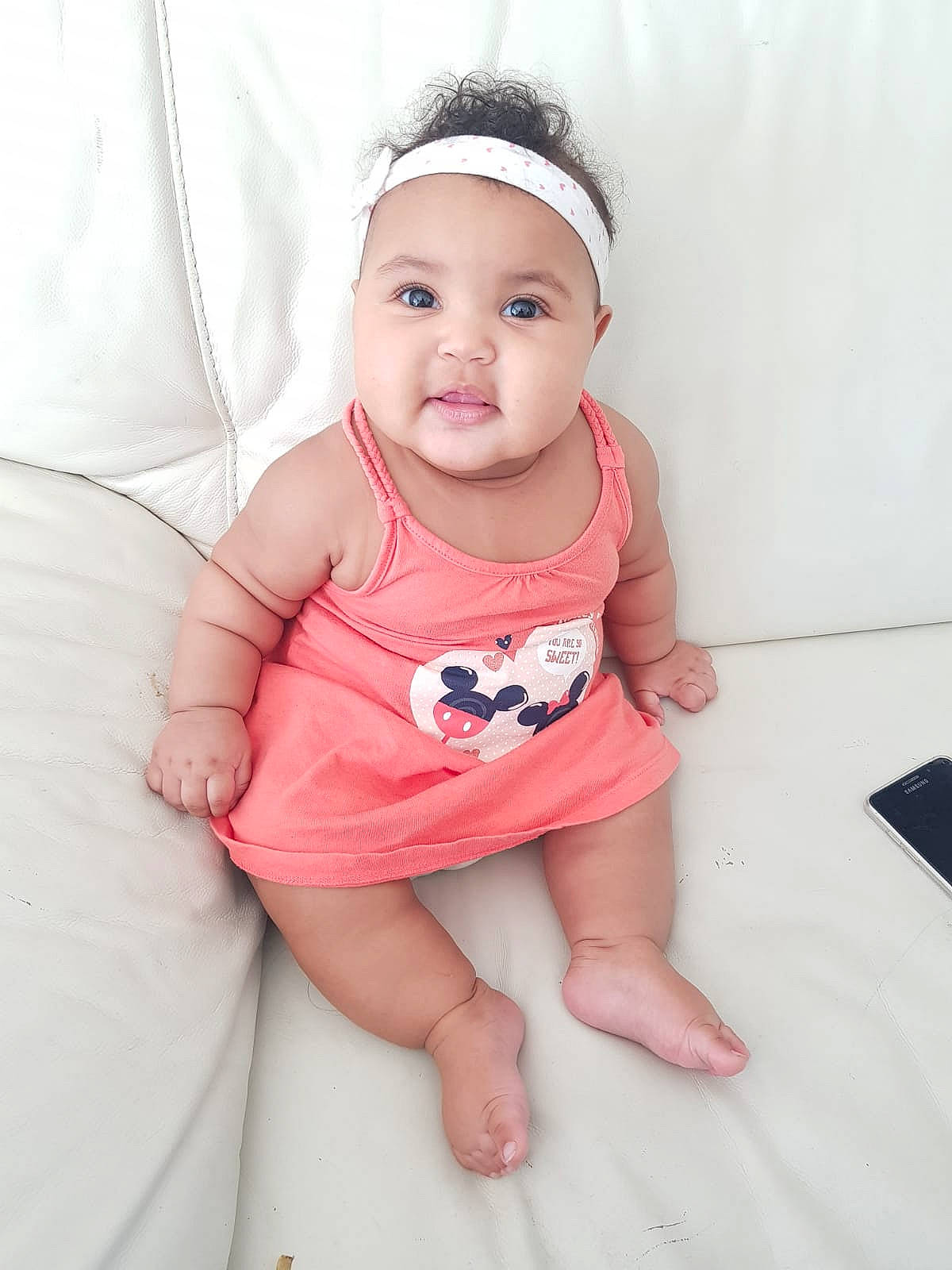 Shanelle participe au concours pour gagner de l'argent avec cette photo : baby, baby_products, baby_toddler_clothing, beauty, cheek, child, child_model, crown, daughter, face, hair_accessory, head, headband, headgear, lip, person, pink, product, skin, smile