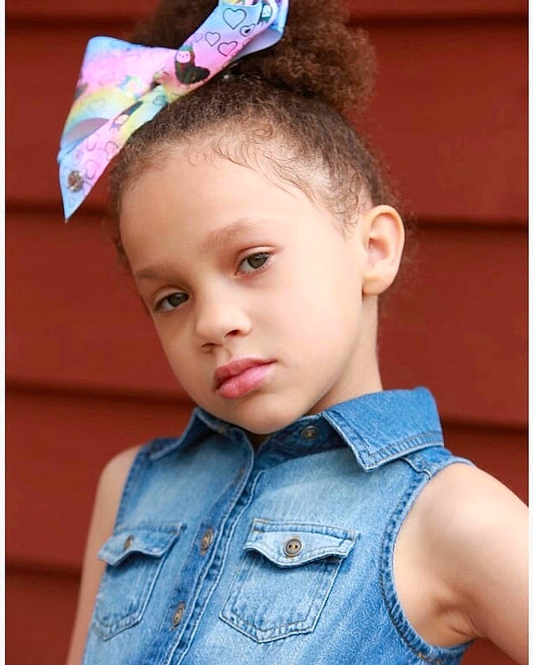 Ava Lee Rose joined the competition — help win amazing prizes! baby, beauty, brown_hair, child, child_model, denim, ear, fashion_accessory, forehead, hair, hair_accessory, hairstyle, headband, headgear, person, toddler