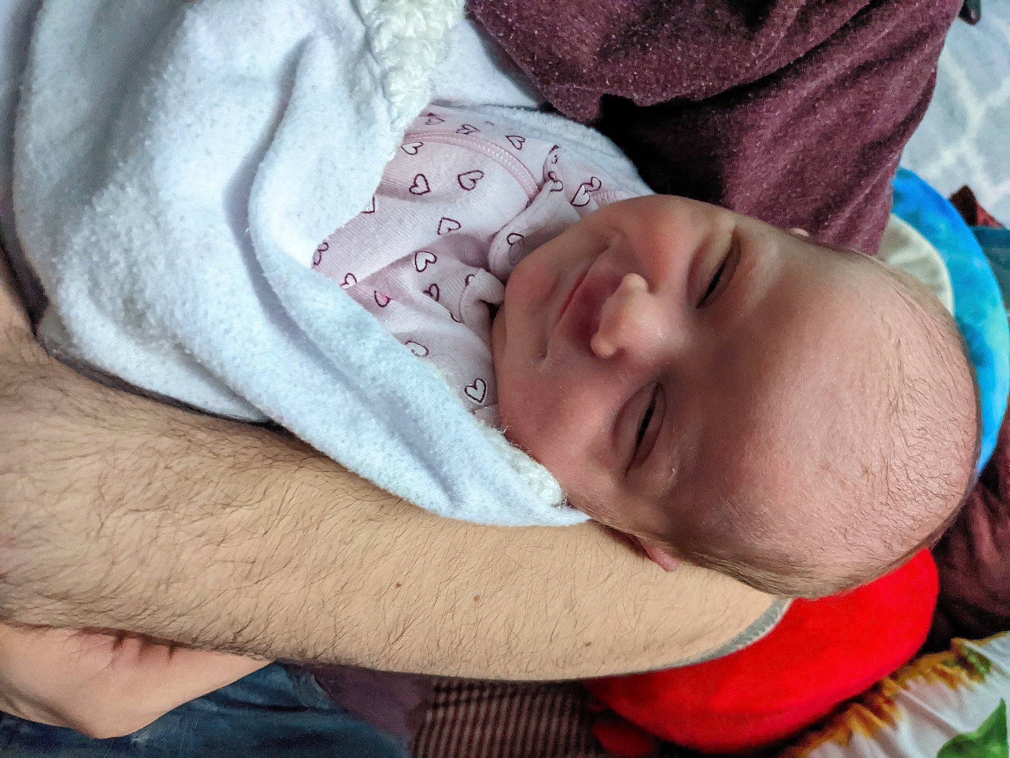 Octavia joined the competition — help win amazing prizes! baby, baby_products, baby_toddler_clothing, bedtime, carmine, cheek, child, chin, comfort, facial_expression, finger, linens, mouth, nap, nose, pattern, person, skin, sleep, sleeve