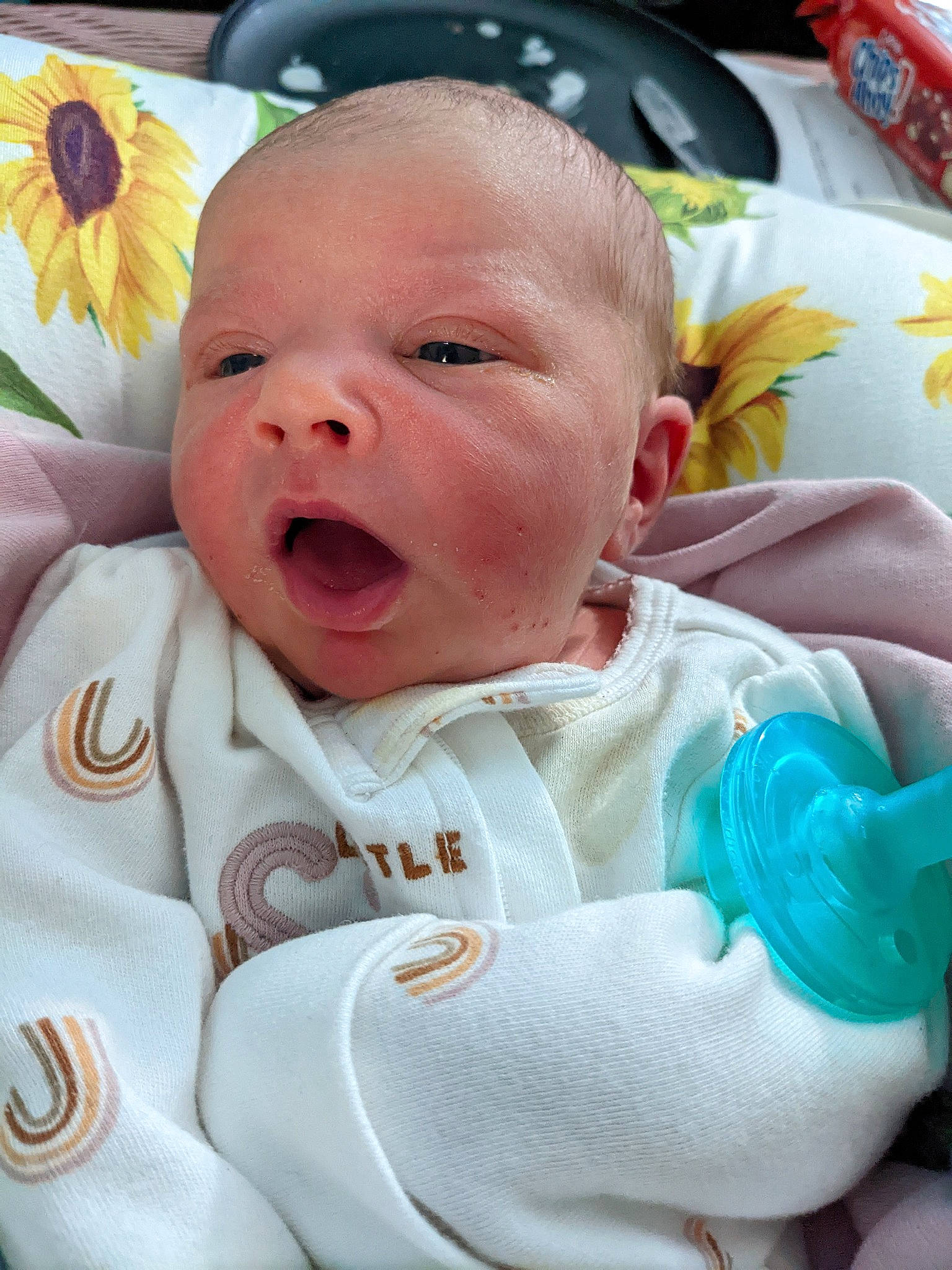 Octavia joined the competition — help win amazing prizes! baby, baby_products, baby_toddler_clothing, cheek, child, comfort, event, happy, head, linens, person, plant, product, textile, toddler