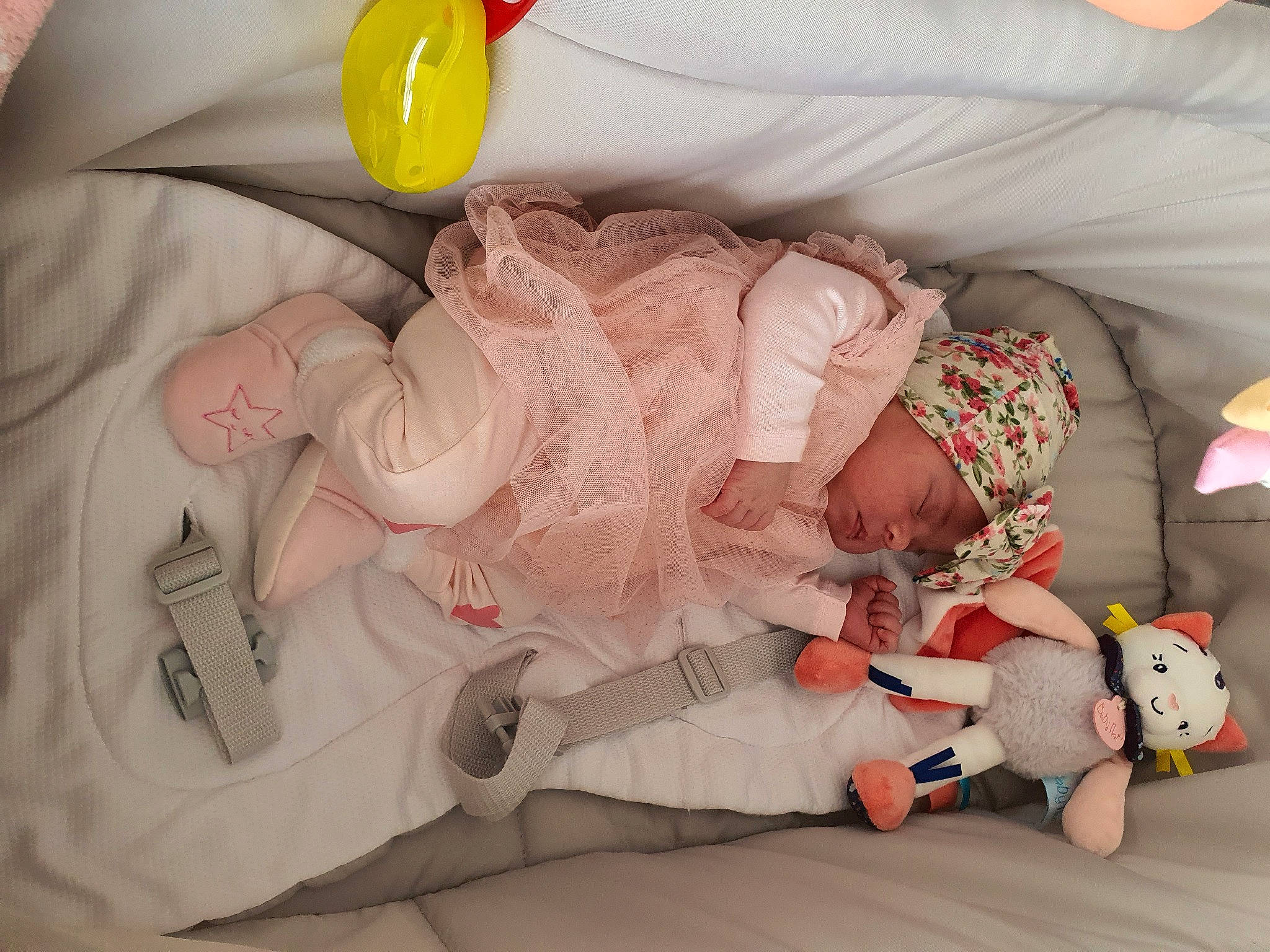 Lily Rose participe au concours pour gagner de l'argent avec cette photo : baby, baby_products, baby_toys, birth, child, headwear, person, product, room, stuffed_toy, textile