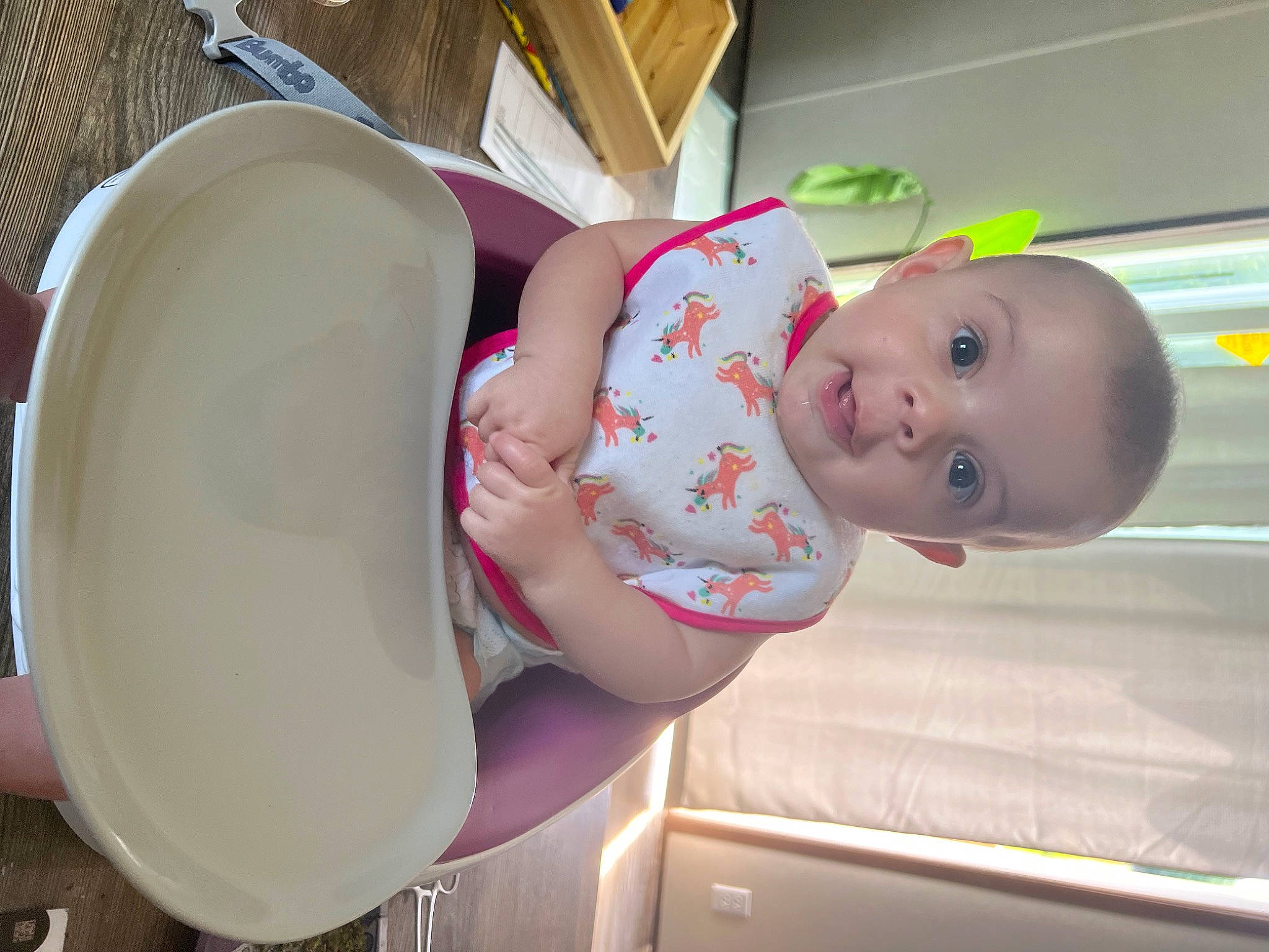 Kalani Jade is registered to the contest to win money with this photo: baby, baby_products, baby_safety, baby_toddler_clothing, baby_toys, chest, child, dishware, fun, hat, person, pink, room, serveware, skin, smile, toddler