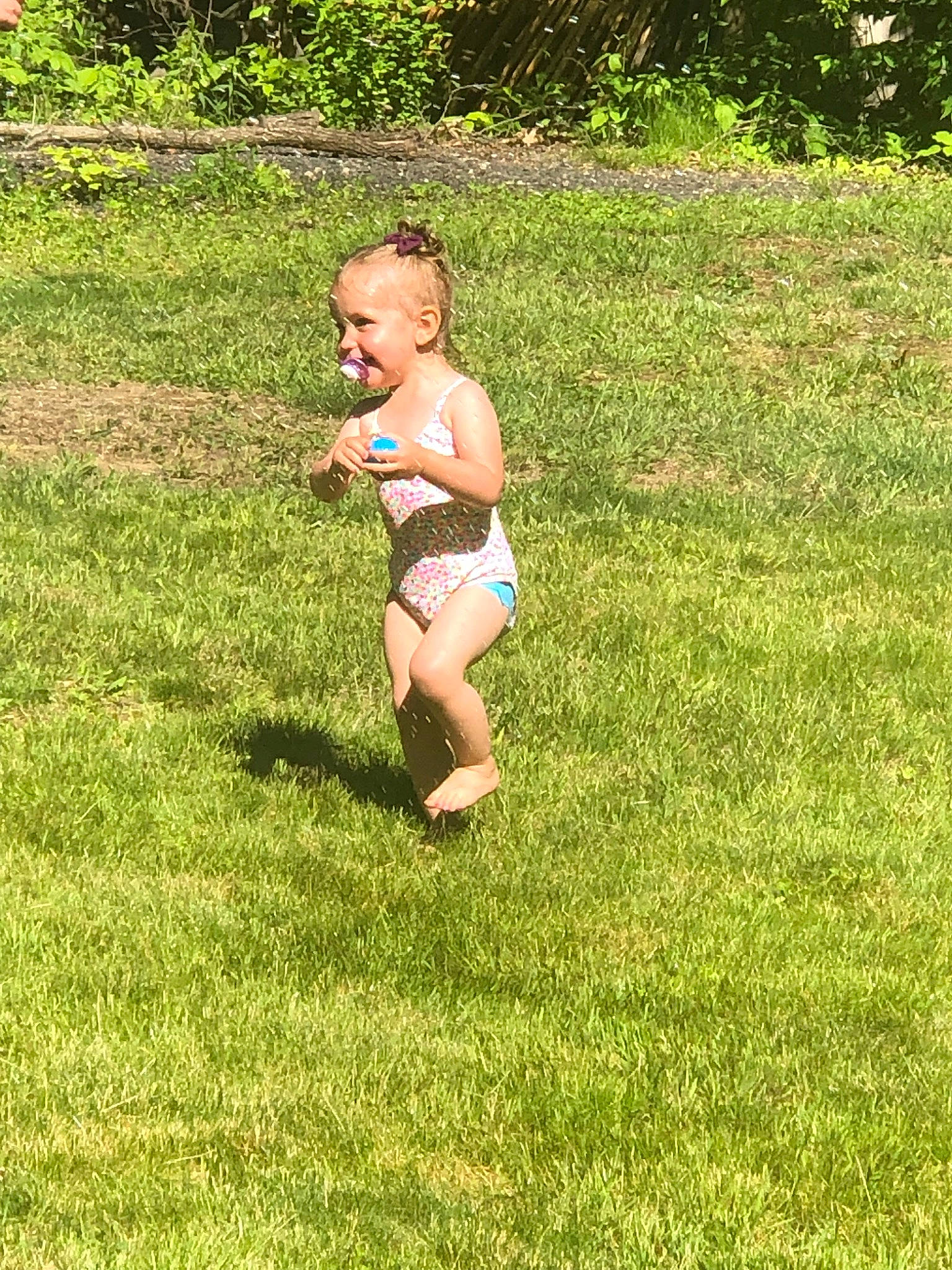 Annelies Victoria  is registered to the contest to win money with this photo: barefoot, child, fun, grass, grass_family, lawn, meadow, person, plant, play, summer, toddler, vacation