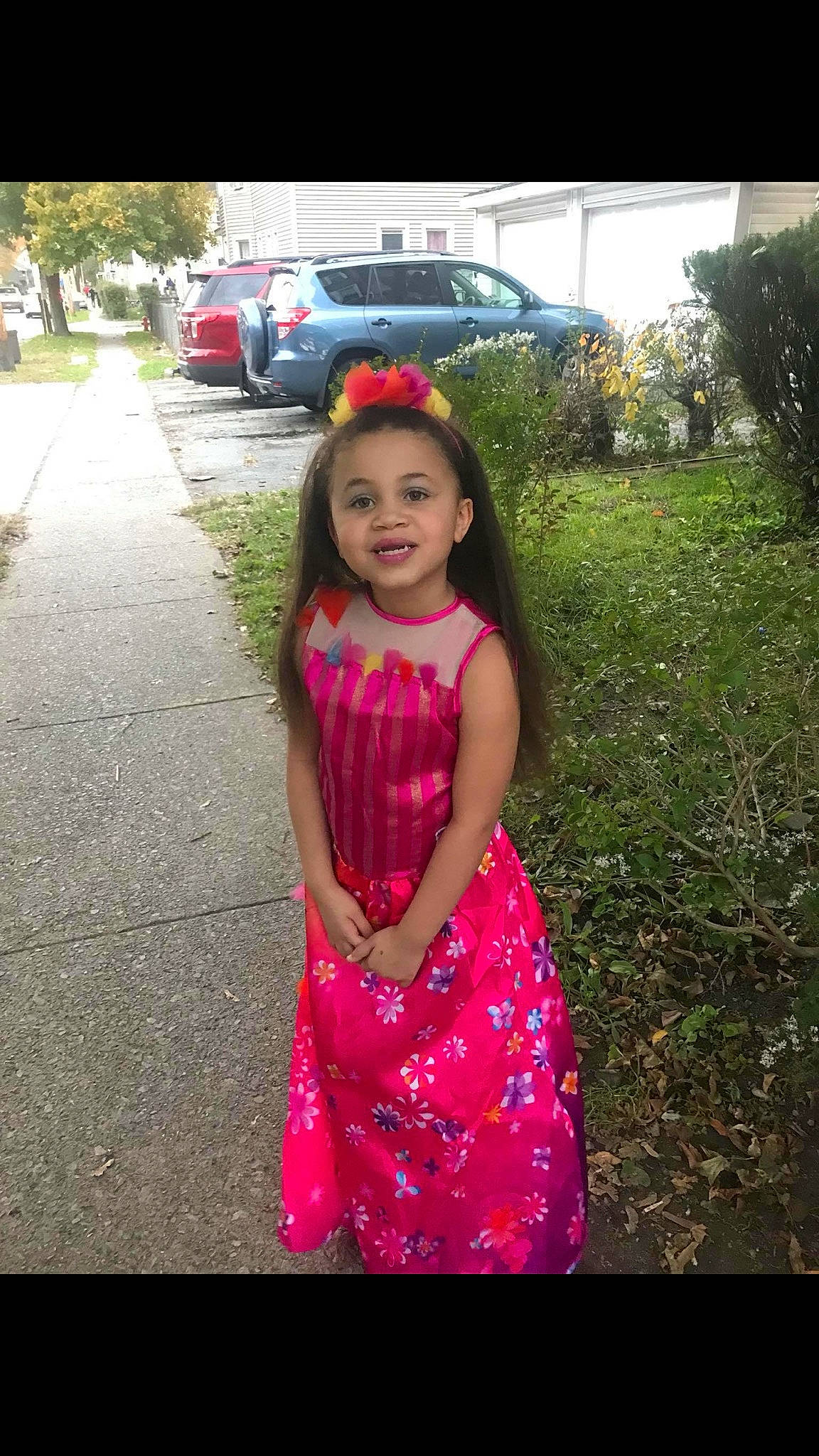 Joy joined the competition — help win amazing prizes! abdomen, beauty, child, clothing, day, dress, facial_expression, fun, girl, happiness, lady, long_hair, magenta, pattern, person, pink, red, smile, summer, toddler