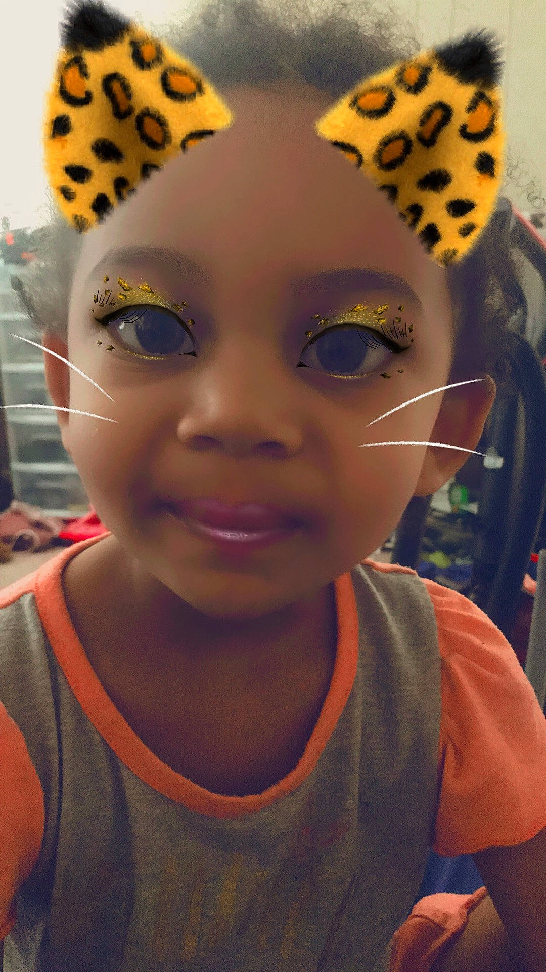 Jade is registered to the contest to win money with this photo: cheek, child, ear, eye, eyebrow, face, forehead, fun, girl, hair_accessory, head, headgear, iris, joy, nose, organ, person, skin, smile, toddler