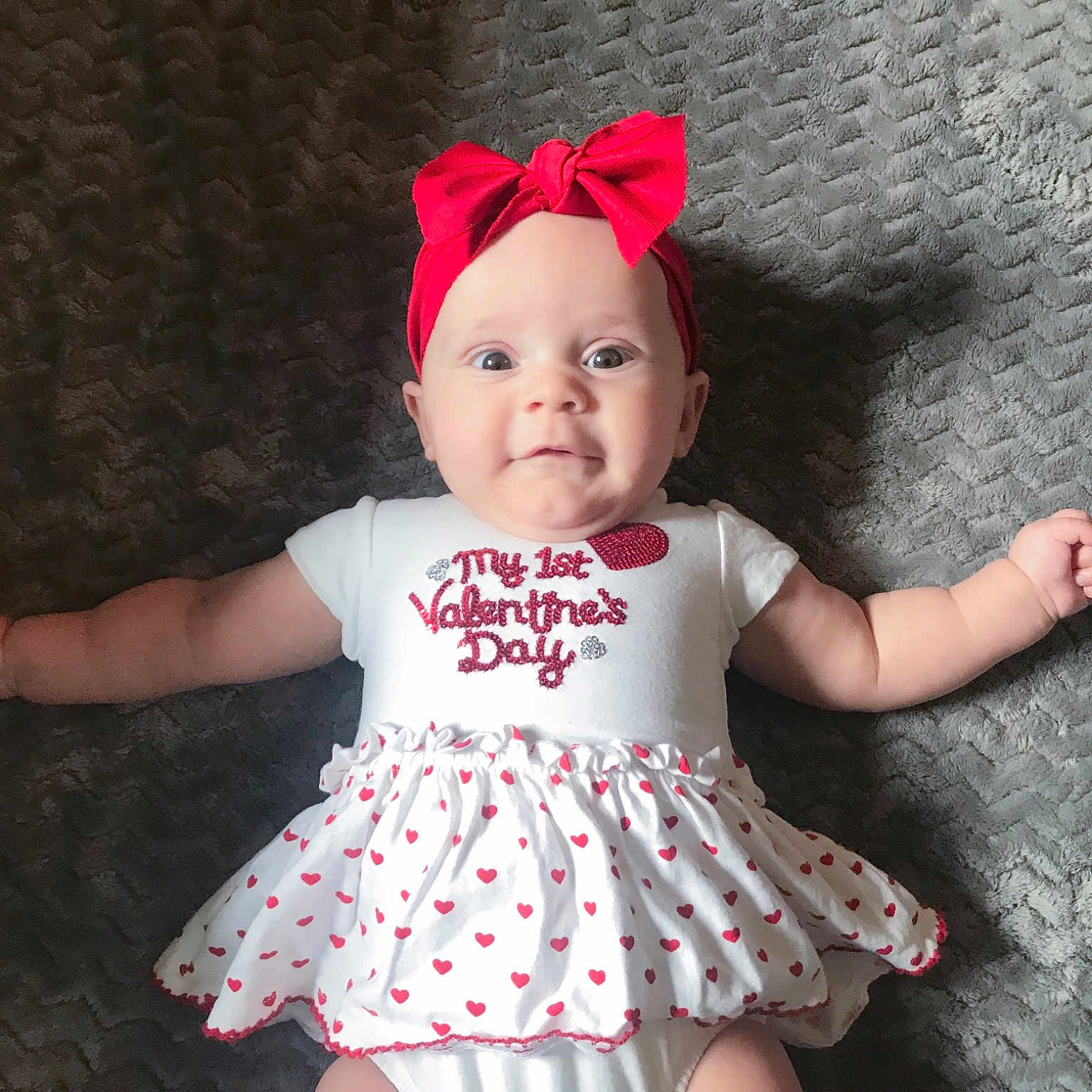 Vada is registered to the contest to win money with this photo: baby, baby_products, baby_toddler_clothing, child, clothing, costume_accessory, design, doll, dress, hair_accessory, headgear, pattern, person, pink, product, ruffle, sleeve, textile, toddler, toy