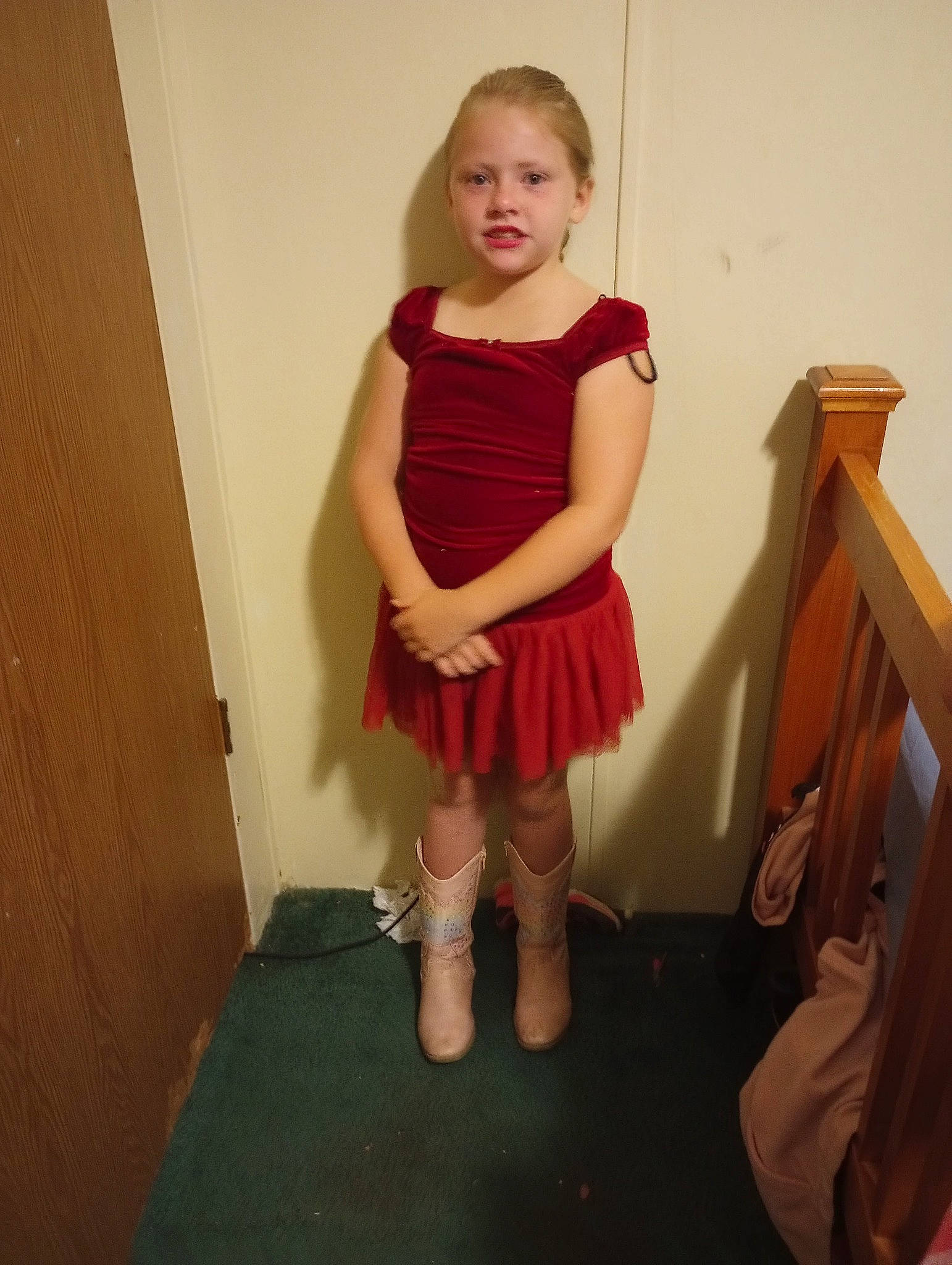 Mary joined the competition — help win amazing prizes! arm, baby_toddler_clothing, blond, day_dress, dress, fashion_design, flooring, fun, gesture, human_leg, knee, leg, one_piece_garment, person, shoulder, sleeve, thigh, toddler, trunk, waist