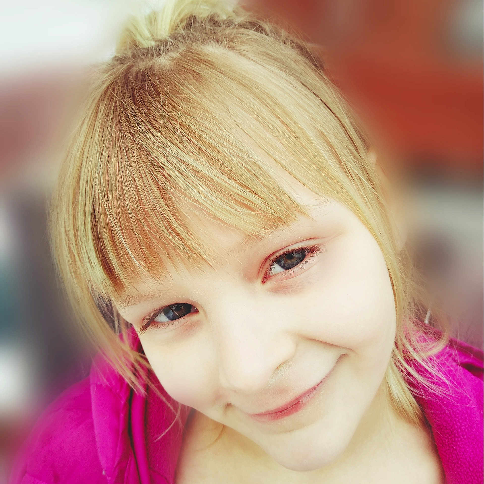 Kaya joined the competition — help win amazing prizes! bangs, beauty, blond, cheek, child, chin, close_up, eye, eyebrow, face, forehead, hair, hair_coloring, hairstyle, head, joy, lip, nose, person, pink