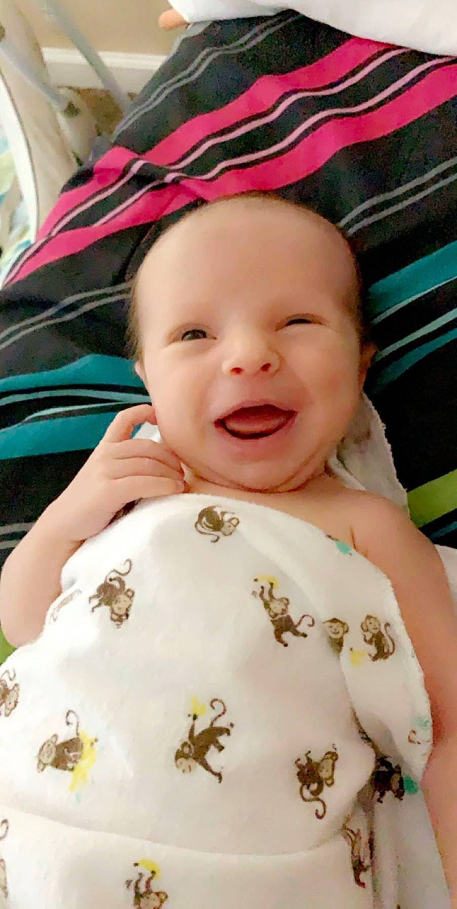 Leelind is registered to the contest to win money with this photo: baby, cheek, child, face, head, mouth, person, skin, smile, toddler