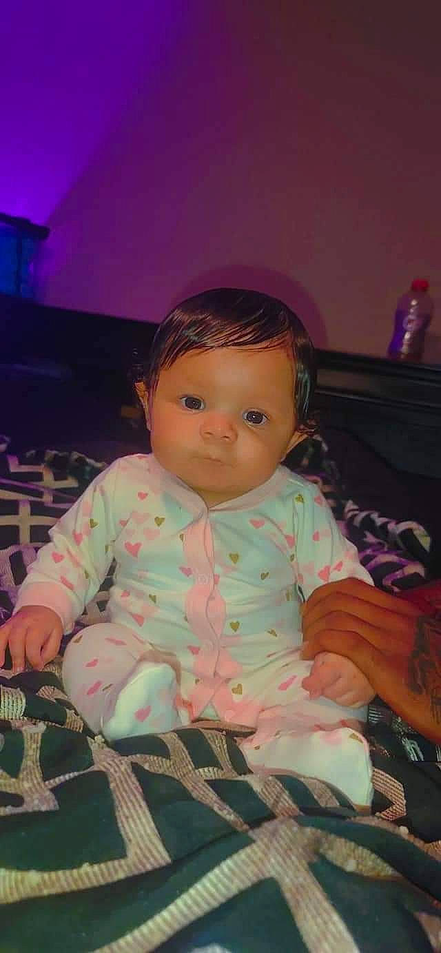 Samara joined the competition — help win amazing prizes! baby, baby_toddler_clothing, cheek, child, eye, eyebrow, eyelash, face, finger, flooring, happy, head, iris, lip, nose, person, pink, sitting, skin, sleeve