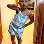 Journey joined the competition — help win amazing prizes! child, girl, standing, posing, romper, sandals, hair, pigtails, hallway, floor, doorway, indoors, playful, cute, person, smile, skin, clothing, expression, footwear