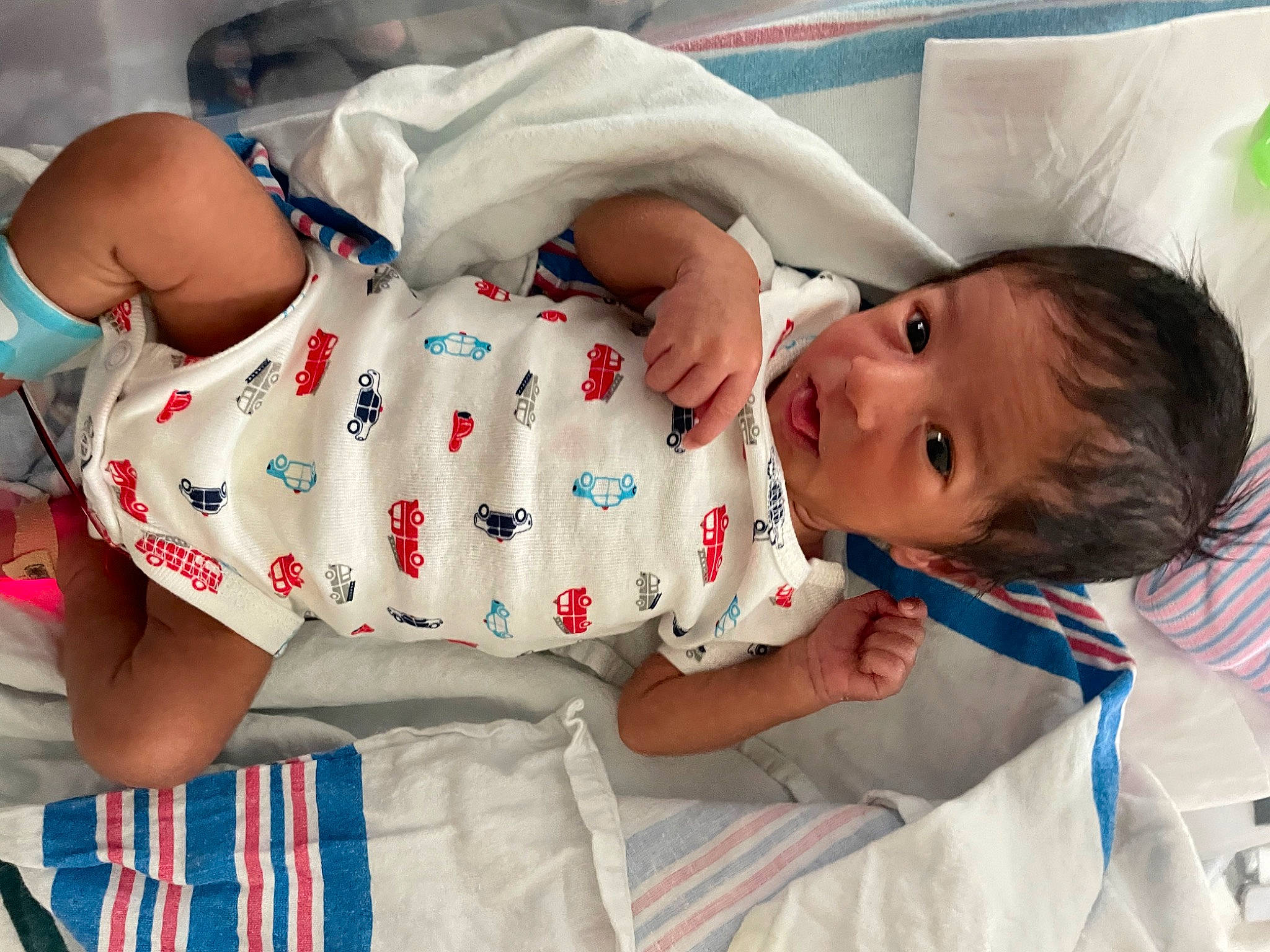 Khalid joined the competition — help win amazing prizes! abdomen, baby, baby_products, baby_safety, baby_sleeping, baby_toddler_clothing, bedding, bedtime, chest, child, comfort, elbow, human_body, linens, pattern, person, room, skin, sleep, sleeve