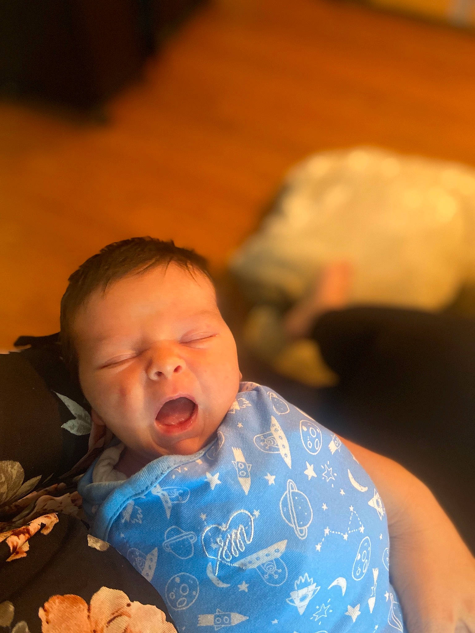 Dakota is registered to the contest to win money with this photo: baby, baby_toddler_clothing, chair, cheek, child, comfort, comfort_food, event, flash_photography, fun, happy, human_body, iris, mouth, nose, orange, person, sitting, skin, sweetness