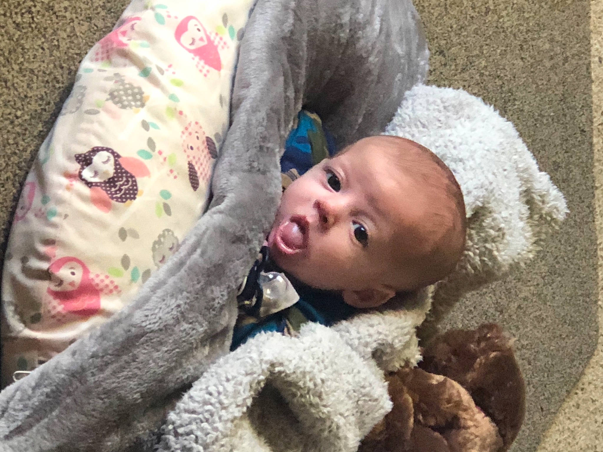 Gabriel is registered to the contest to win money with this photo: baby, baby_products, baby_toddler_clothing, baby_toys, child, linens, person, plush, stuffed_toy, teddy_bear, toddler, toy