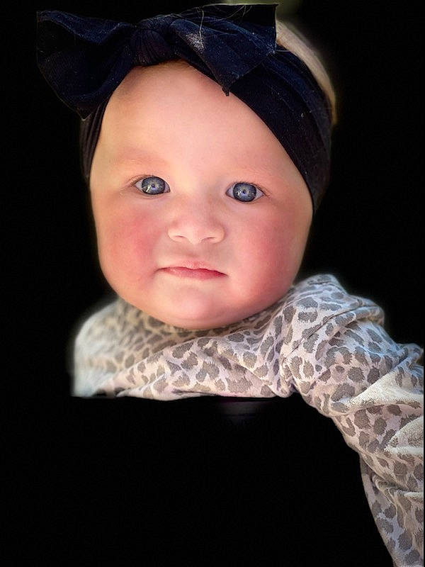 Taytum is registered to the contest to win money with this photo: baby, baby_toddler_clothing, cap, cheek, child, chin, collar, costume_hat, electric_blue, eyebrow, fashion_accessory, flash_photography, hat, headgear, headwear, iris, lip, pattern, person, sleeve