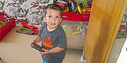 Enzo participe au concours pour gagner de l'argent avec cette photo :