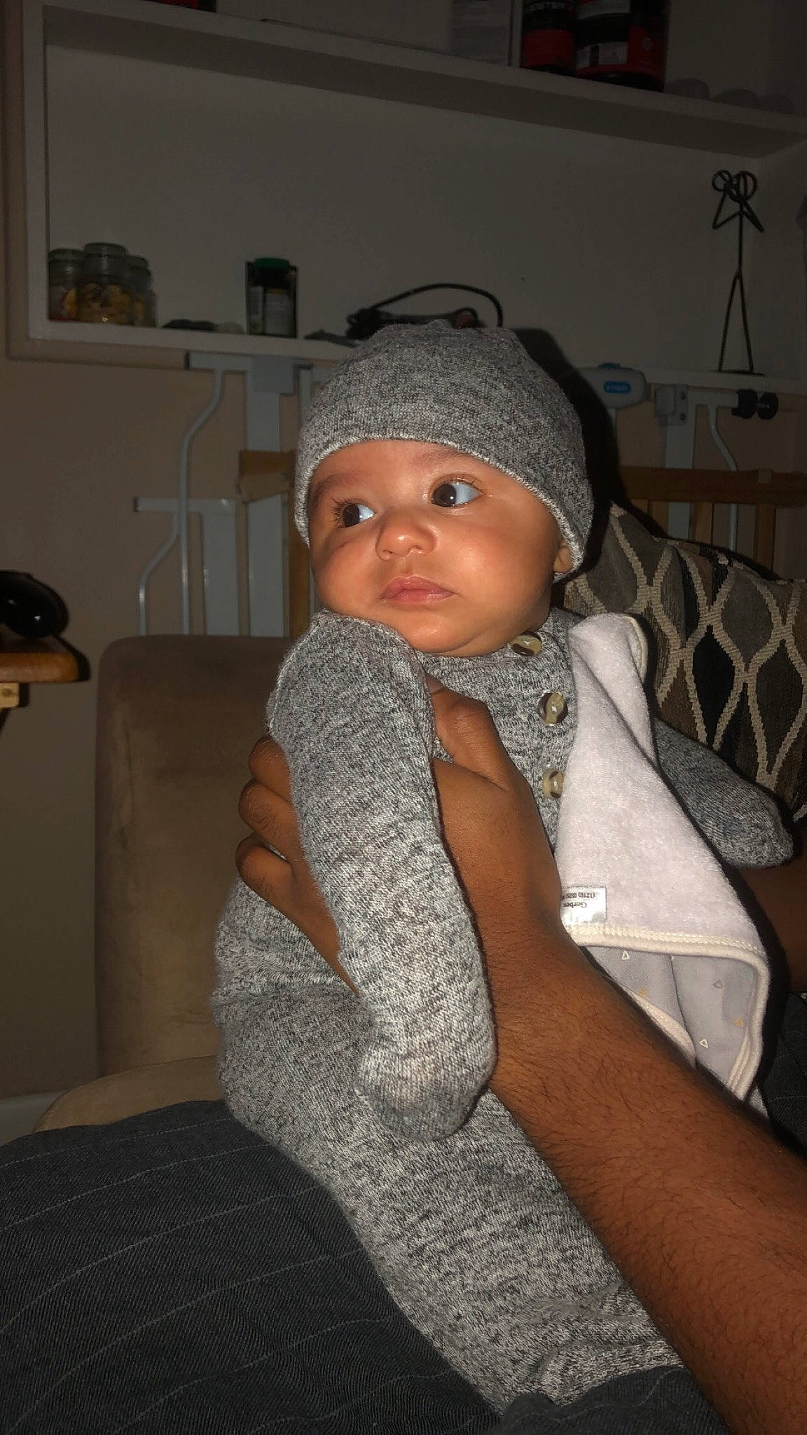 Ivy joined the competition — help win amazing prizes! baby, bonnet, child, headgear, headwear, knit_cap, person, toddler