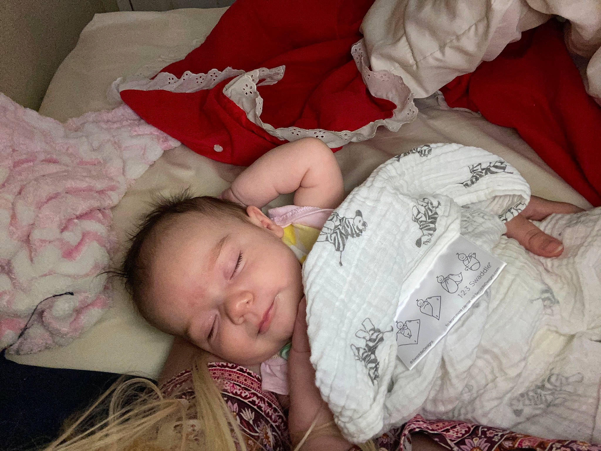 Joann is registered to the contest to win money with this photo: baby, baby_sleeping, bedtime, birth, child, comfort, hand, nap, person, skin, sleep, toddler