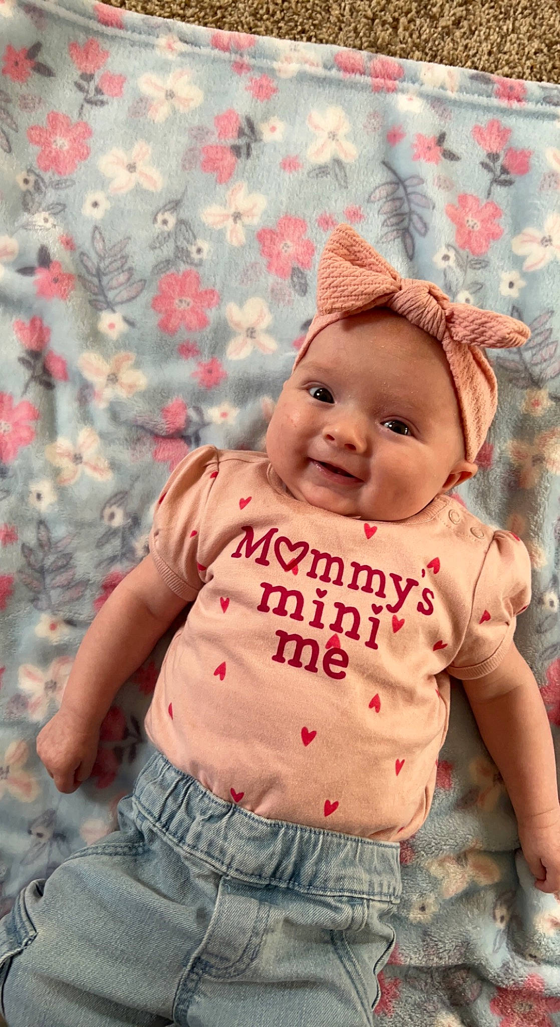 Adaline joined the competition — help win amazing prizes! baby, baby_toddler_clothing, cap, cheek, child, cool, face, happy, head, headgear, headwear, pattern, people, people_in_nature, person, pink, skin, sleeve, smile, standing