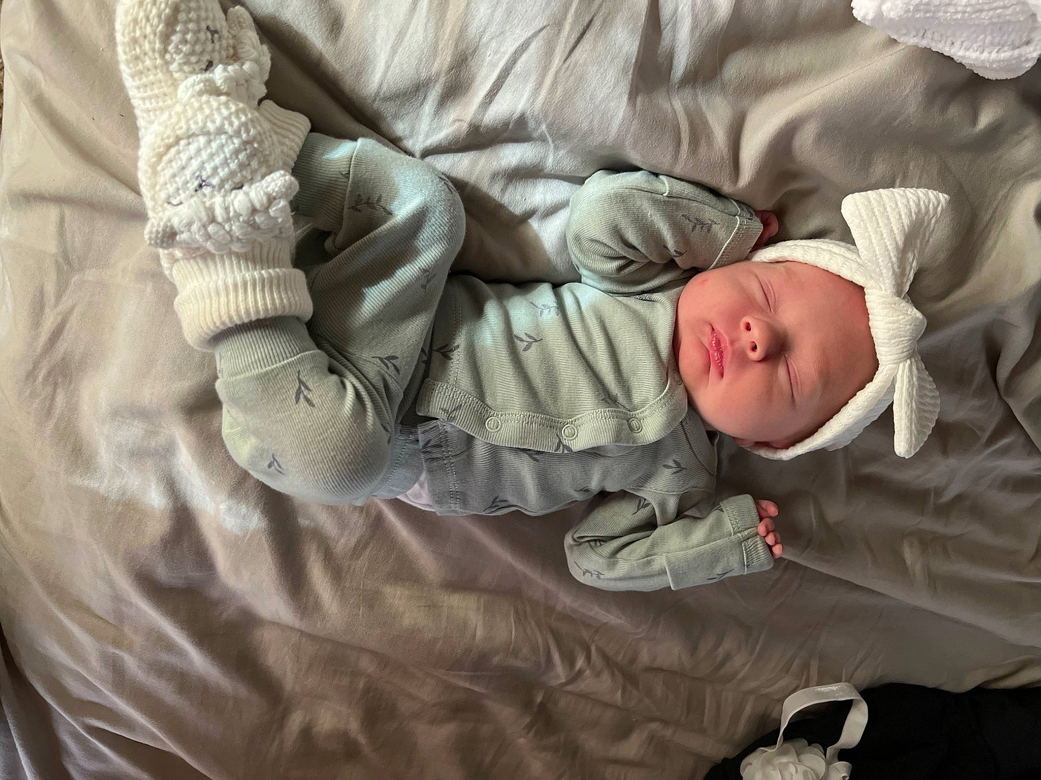 Adaline joined the competition — help win amazing prizes! baby, baby_products, baby_safety, baby_sleeping, baby_toddler_clothing, bedding, bedtime, beige, child, comfort, duvet, gesture, linens, luggage_and_bags, nap, person, room, sitting, sleep, sleeve