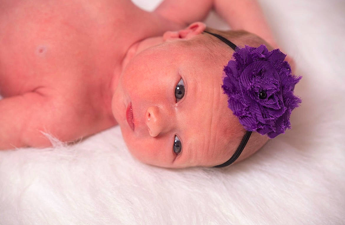 Adaline joined the competition — help win amazing prizes! baby, baby_toddler_clothing, child, comfort, eyelash, fashion_accessory, flower, hair_accessory, happy, headband, headpiece, lip, magenta, nail, person, petal, plant, rose, rose_family, skin