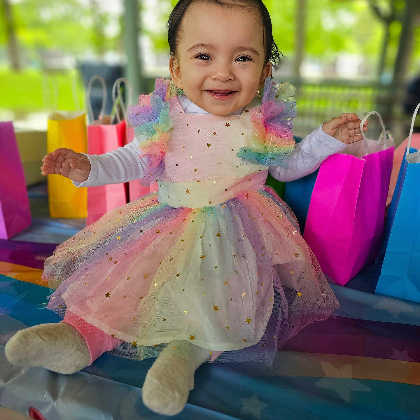 Tatiana joined the competition — help win amazing prizes! accessories, bag, bodypart, child, clothing, dress, face, female, formalwear, girl, handbag, happy, head, hosiery, outdoors, person, photography, playarea, portrait, sock