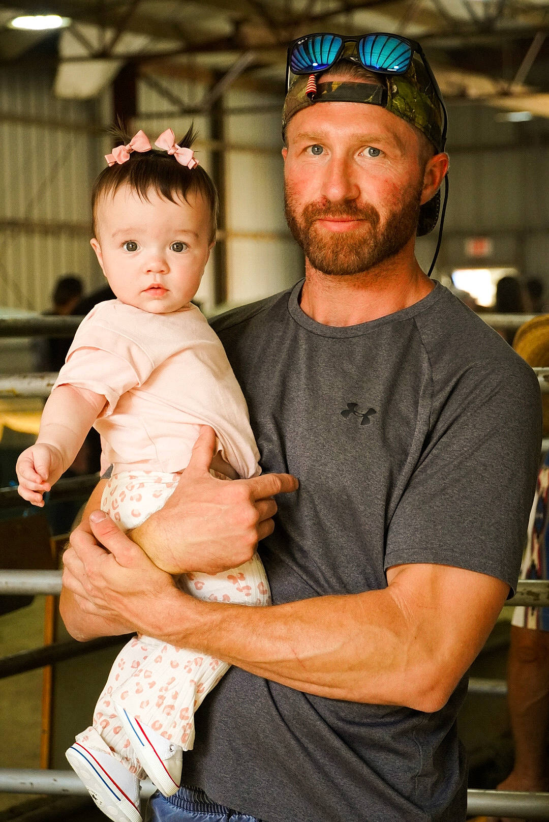 Freya joined the competition — help win amazing prizes! abdomen, arm, baby, baseball_cap, beard, cap, chest, event, eyewear, fun, hairstyle, happy, hat, headwear, jewellery, joy, muscle, person, shoulder, skin