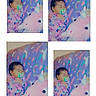 Harmony joined the competition — help win amazing prizes! baby, sleeping, pacifier, plush_toy, unicorn, blanket, child, infant, cute, portrait, collage, indoor, soft_toy, colorful, pattern, resting, peaceful, comfort, bedtime, cozy