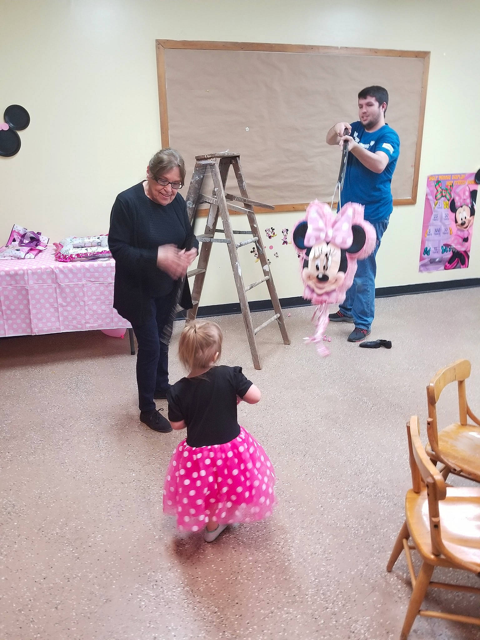 Alise is registered to the contest to win money with this photo: child, design, event, floor, flooring, fun, joy, leisure, party, person, pink, play, room, toddler