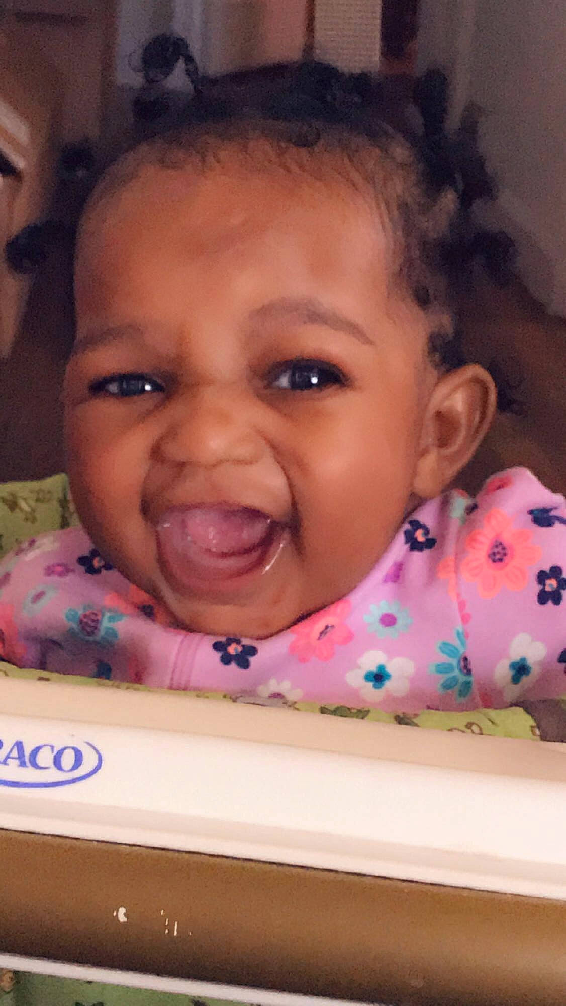 Paisleigh joined the competition — help win amazing prizes! baby, cheek, child, chin, ear, eye, eyebrow, eyelash, face, facial_expression, forehead, happy, head, iris, joy, lip, mouth, nose, person, skin