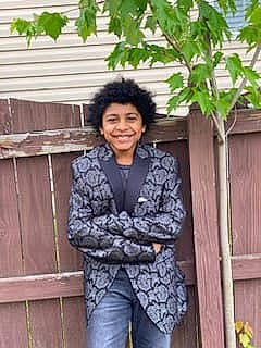 Alexander joined the competition — help win amazing prizes! belt, blazer, building, button, denim, formal_wear, happy, house, joy, leaf, pattern, person, sleeve, smile, suit, tree, uniform, waist, wood