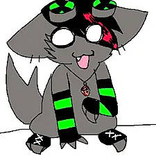 Fluffy is registered to the contest to win money with this photo: animated_cartoon, animation, art, carmine, cartoon, drawing, fictional_character, font, gesture, goggles, graphics, grass, green, happy, hat, organism, pleased, sleeve, smile, vision_care