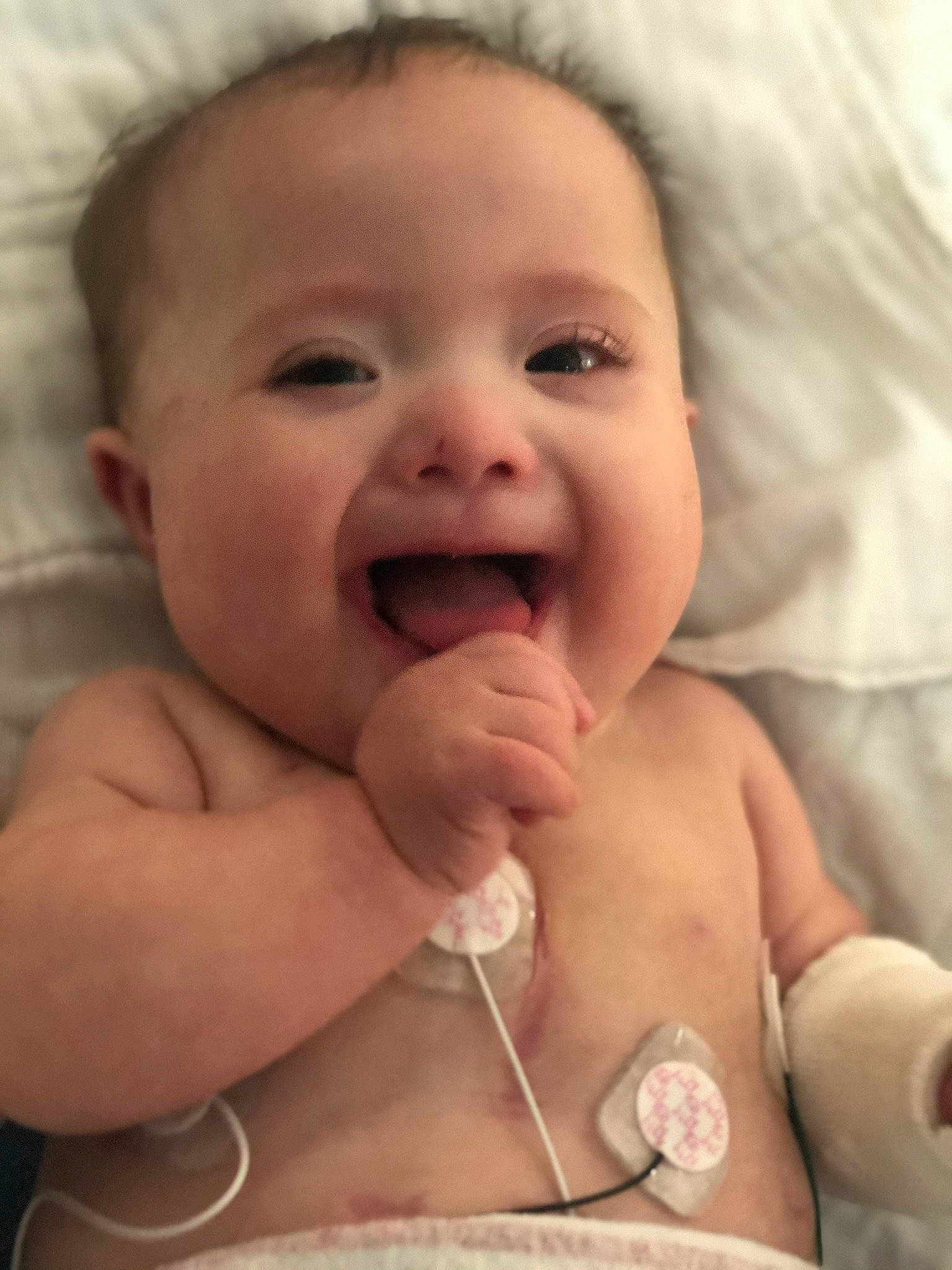 Shayla joined the competition — help win amazing prizes! baby, baby_making_funny_faces, cheek, child, chin, eye, eyebrow, face, facial_expression, finger, hand, head, laugh, lip, mouth, muscle, nose, person, skin, smile